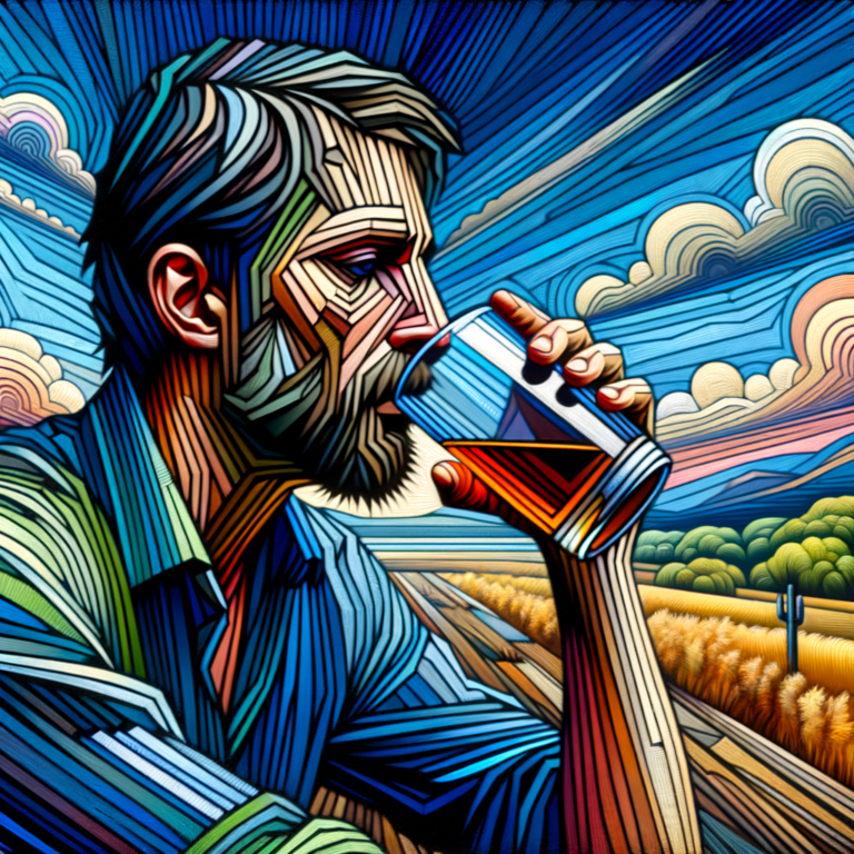 en alkoholiker der er sluppe fri af alkoholens kløer